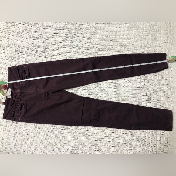 H&M l.o.g.g. US 6 EUR 36 Deep Purple Jeans Burgundy logg Label of Graded Goods - Picture 6 of 12